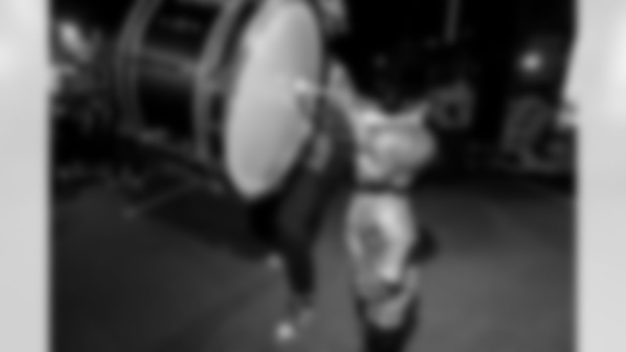 Fans gather at The Bolt for the Fan Rally + Drone Show on Friday January 9th, 2025