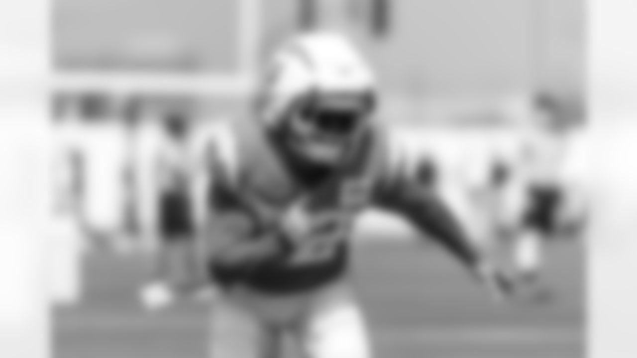 The Los Angeles Chargers practice on Wednesday, October 9, 2024 at The Bolt in El Segundo, CA.