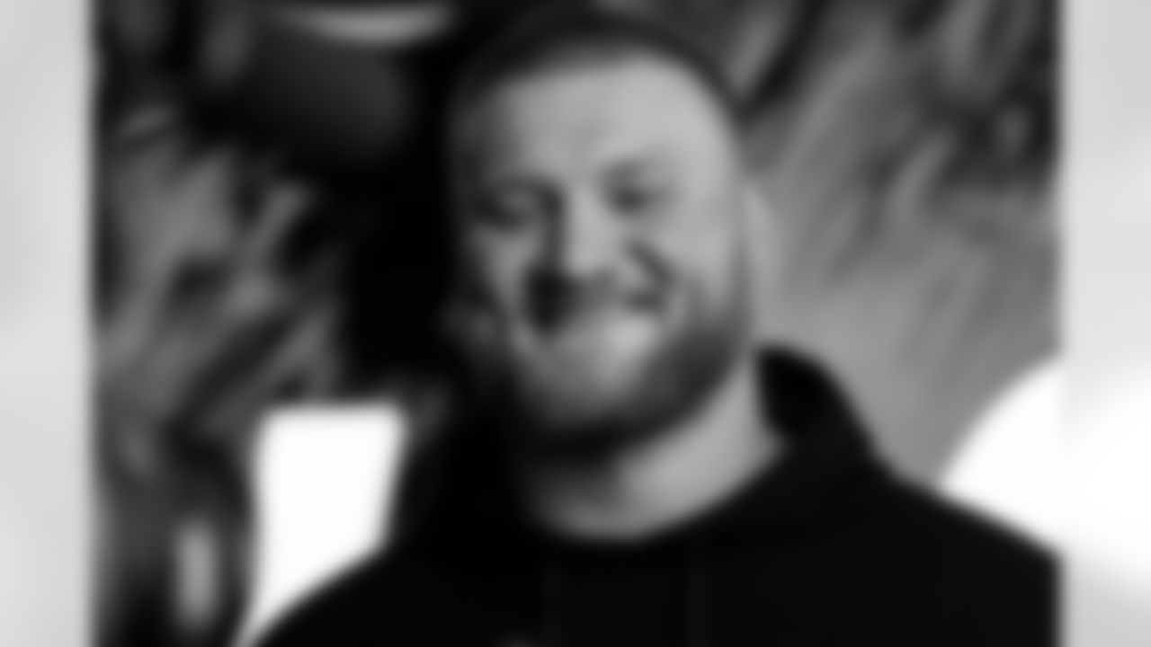 The Los Angeles Chargers sign Tyler Biadasz on Friday, March 6, 2026 at The Bolt in El Segundo, CA.