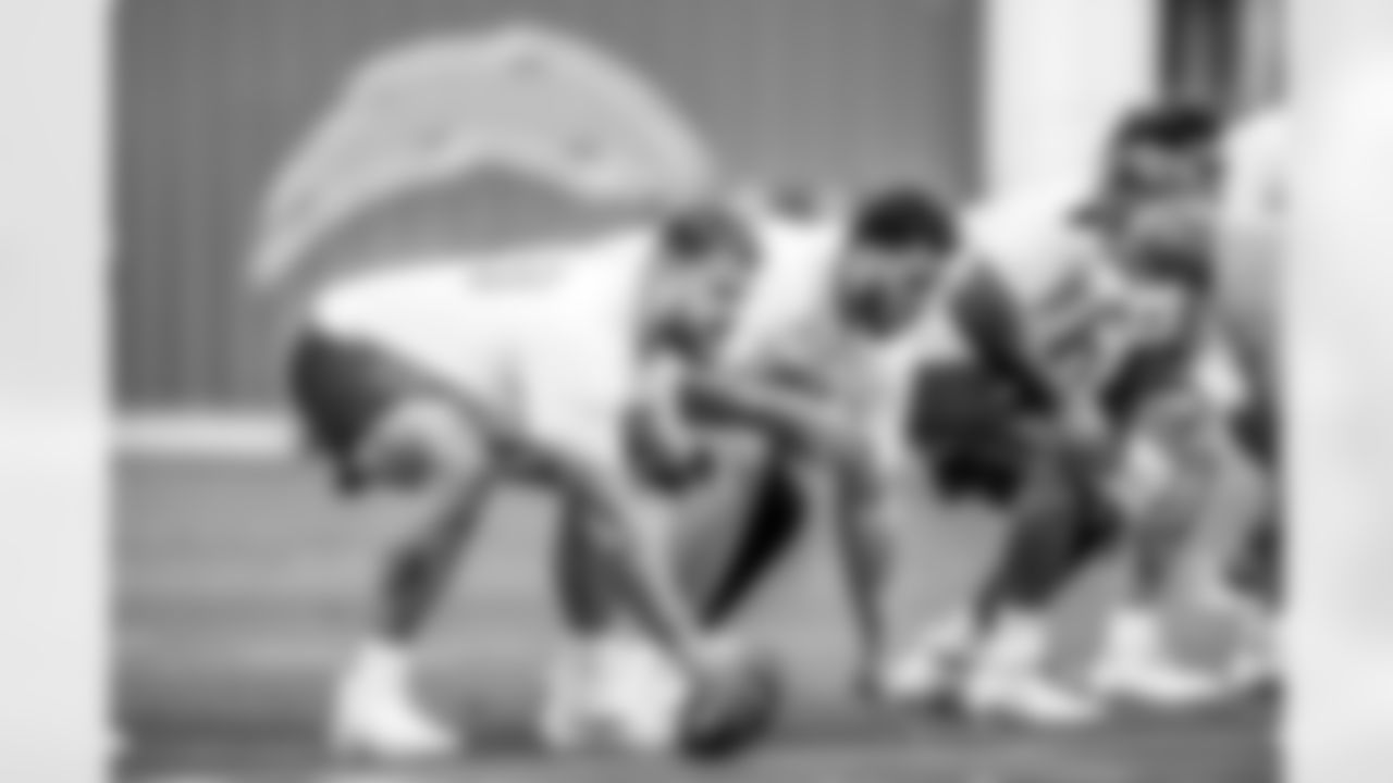 Los Angeles Chargers players participate in Phase 2 of the offseason program on Monday, May 12, 2025 at The Bolt in El Segundo, CA.