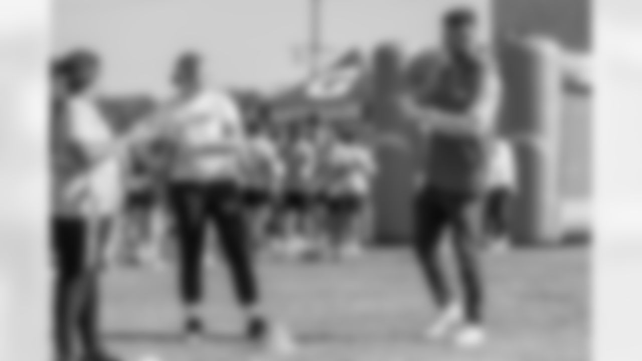 The Los Angeles Chargers host a girls flag football camp on Tuesday, December 02, 2025 at St. Joseph High School in Lakewood, CA.