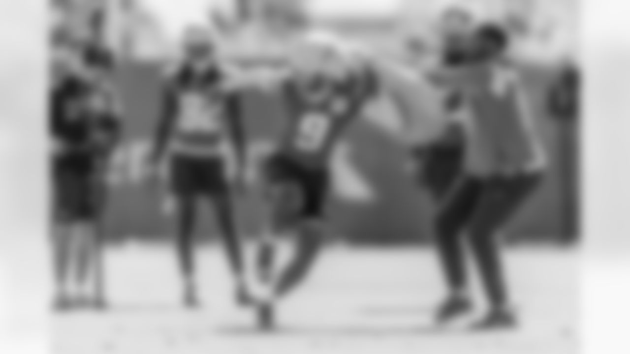 The Los Angeles Chargers practice on Thursday, October 9, 2025 at The Bolt in El Segundo, CA.