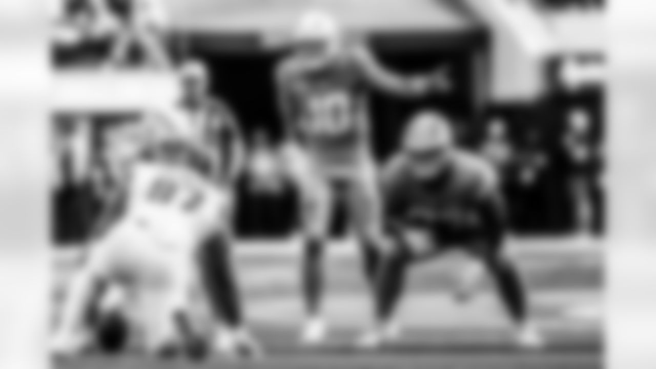 Take a look back at the Chargers Week 5 matchup with the Commanders in monochrome!