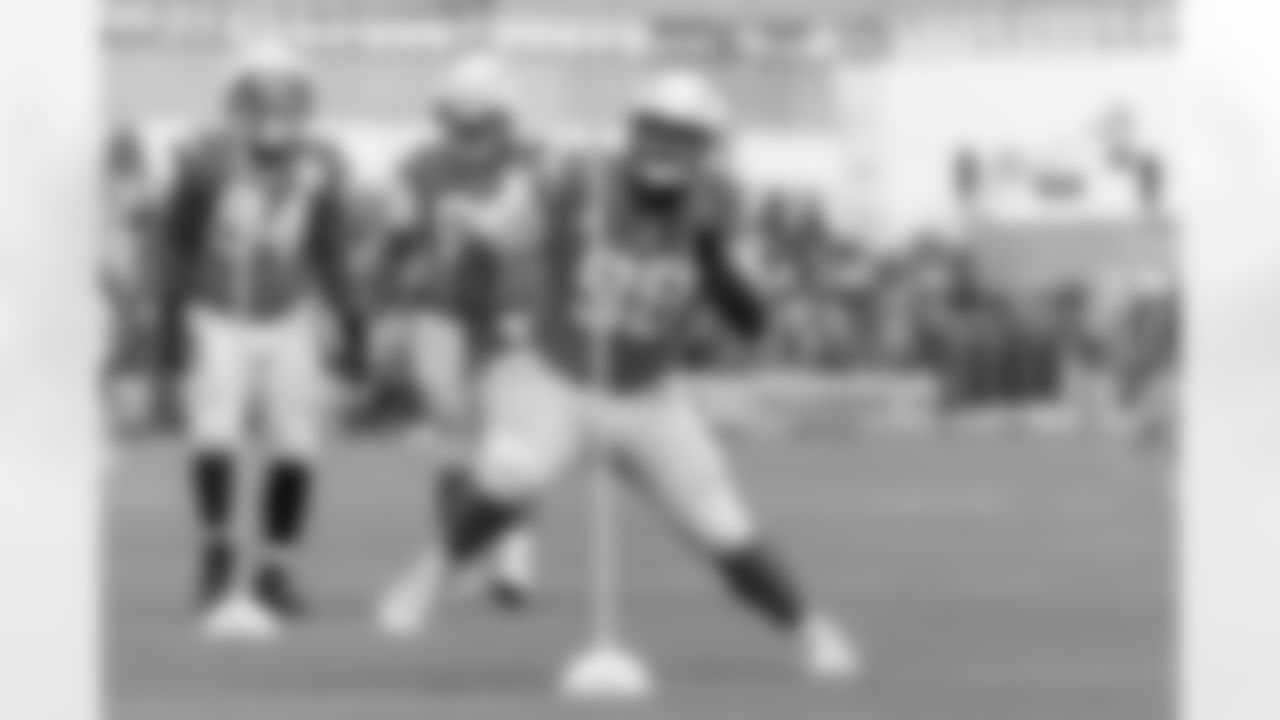 The Los Angeles Chargers practice at Training Camp on Monday, July 28, 2025 at The Bolt in El Segundo, CA.