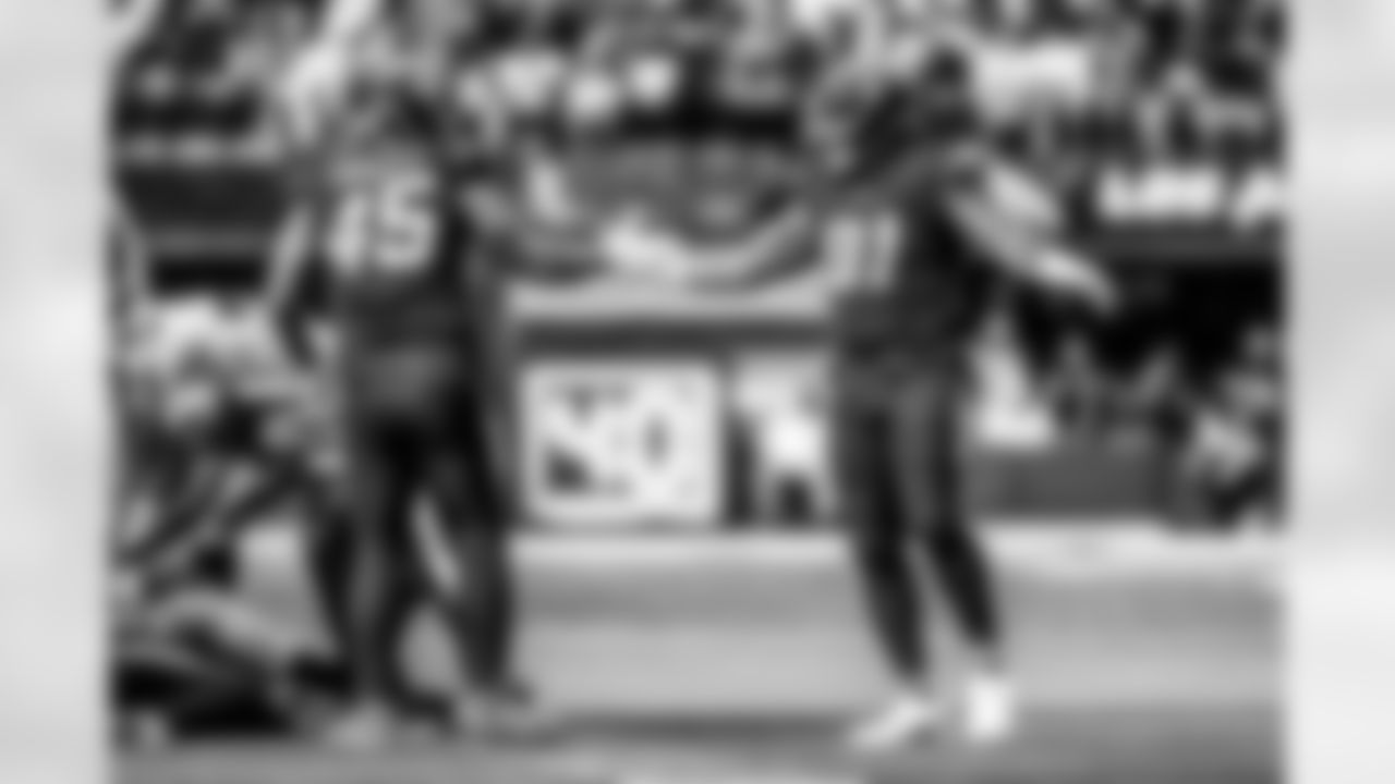 Take a look back at the Chargers Week 13 matchup with the Raiders in monochrome.