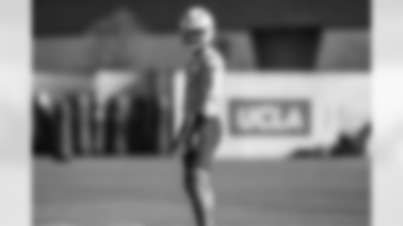 The Los Angeles Chargers practice at Training Camp on Thursday, December 11, 2025 at The Bolt in El Segundo, CA.