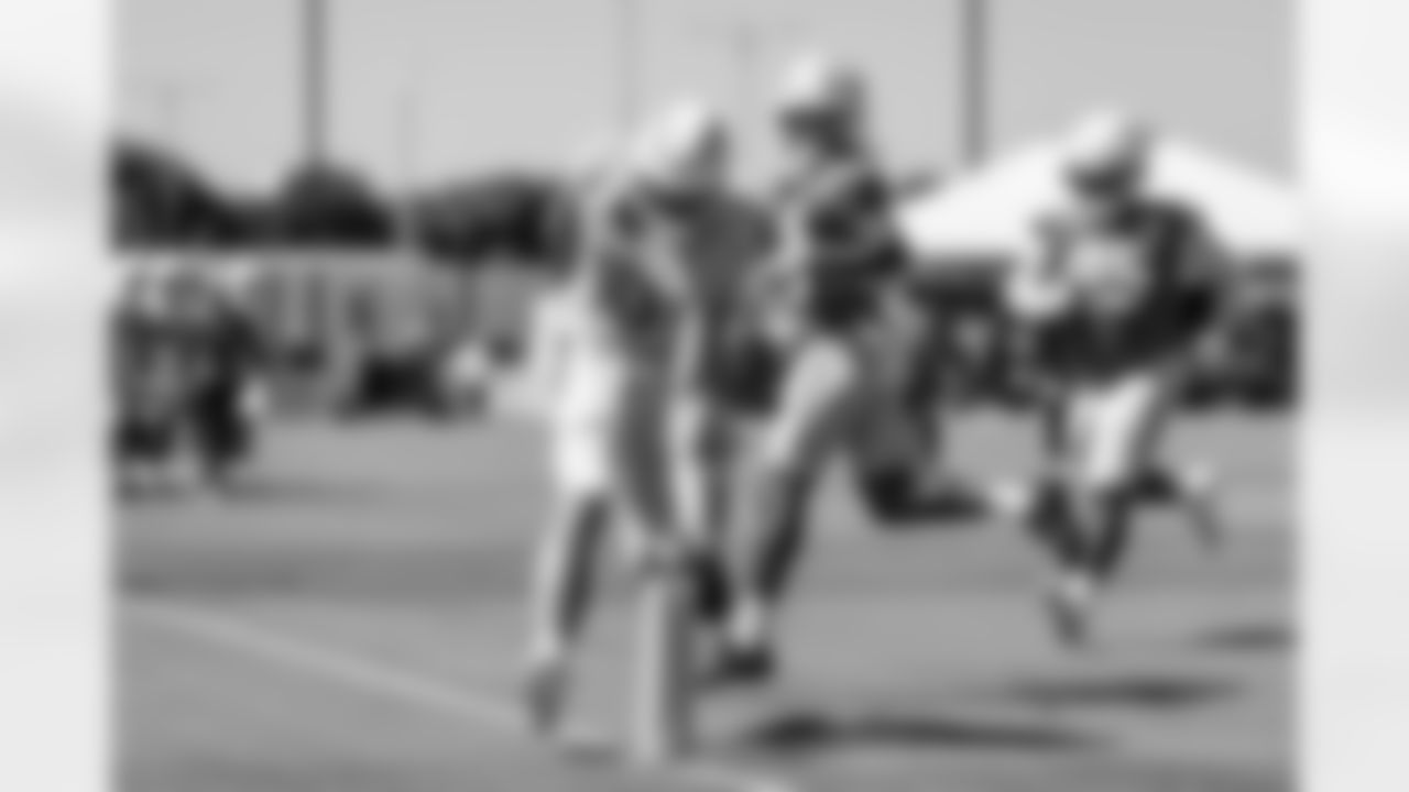 The Los Angeles Chargers practice at Training Camp on Wednesday, July 31, 2024 at The Bolt in El Segundo, CA.