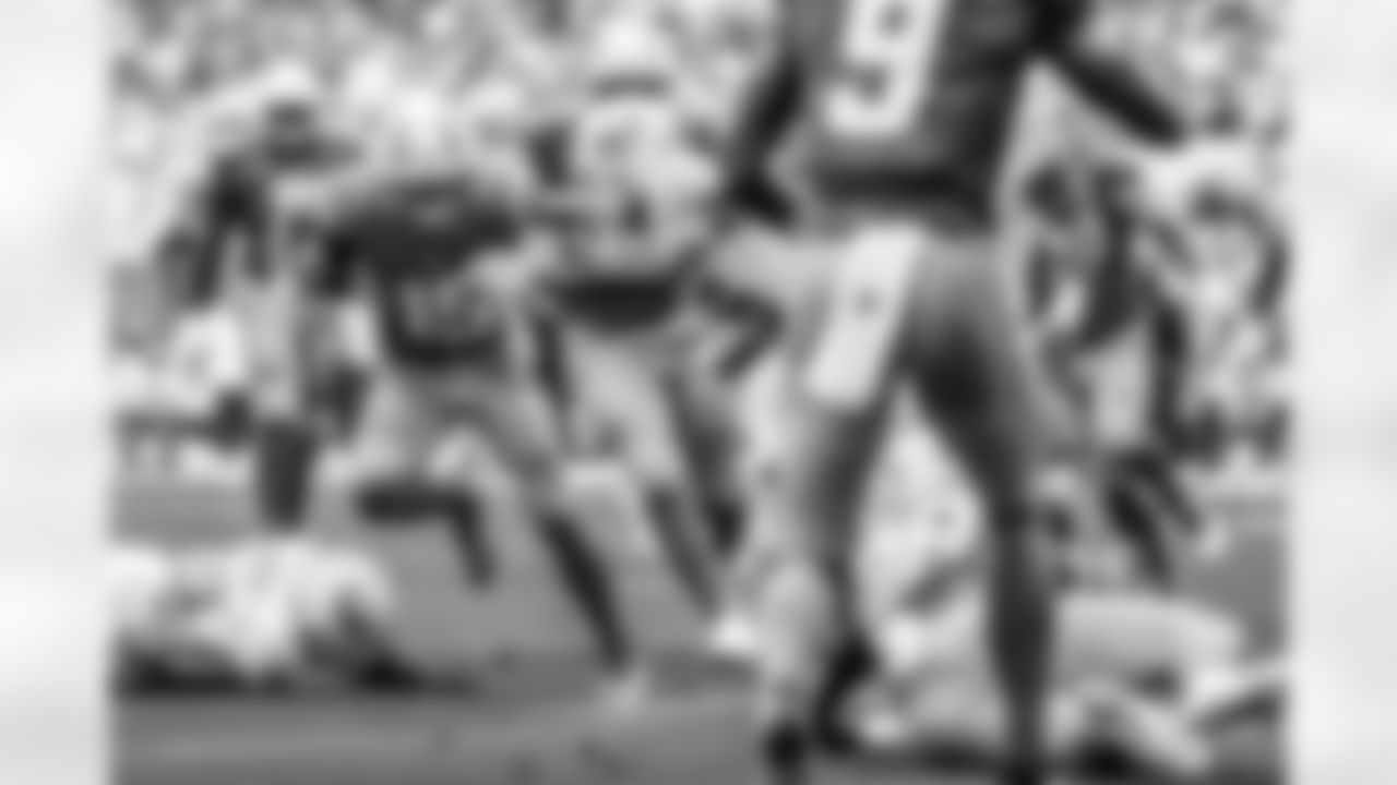 Take a look back at the Chargers Week 6 matchup with the Dolphins in monochrome!