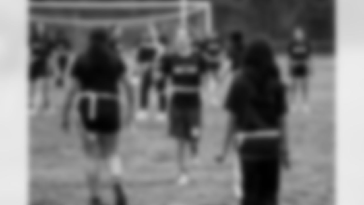 The Los Angeles Chargers host a girls flag football camp on Wednesday, March 26, 2025 at Blair High School in Pasadena, CA.