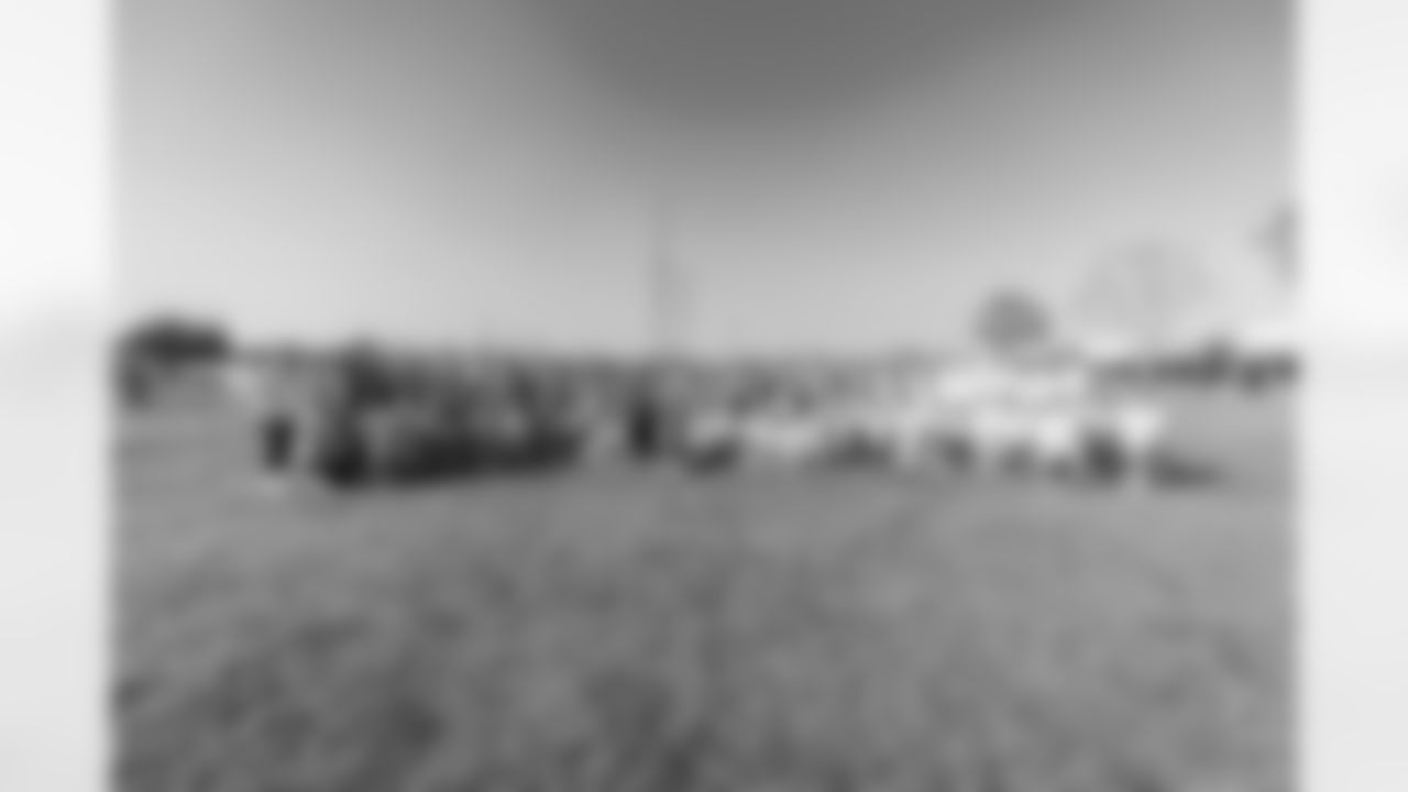 The Los Angeles Chargers host a girls flag football camp on Tuesday, December 02, 2025 at St. Joseph High School in Lakewood, CA.