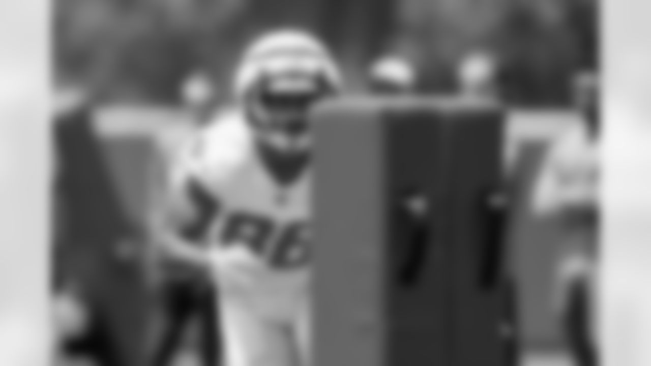 The Los Angeles Chargers hold Rookie Mini-Camp on Saturday, May 11, 2024 at Hoag Performance Center in Costa Mesa, CA.