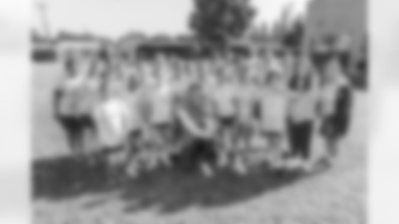 The Los Angeles Chargers host a girls flag football camp on Tuesday, December 02, 2025 at St. Joseph High School in Lakewood, CA.