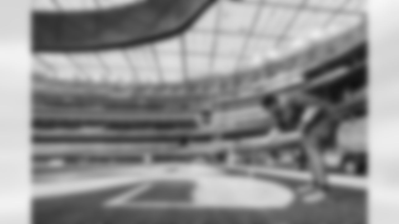 SoFi Stadium is photographed as it is converted to the 2025 Super Chargers look on Tuesday, October 21, 2025 at SoFi Stadium in Inglewood, CA.