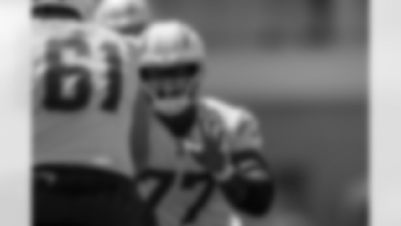 The Los Angeles Chargers practice at Training Camp on Tuesday, August 19, 2025 at The Bolt in El Segundo, CA.