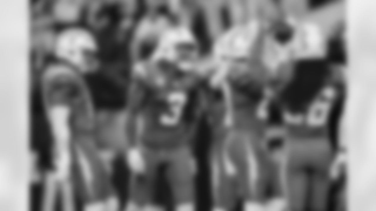 S Derwin James Jr. (3), S RJ Mickens (27) and LB Daiyan Henley (0)