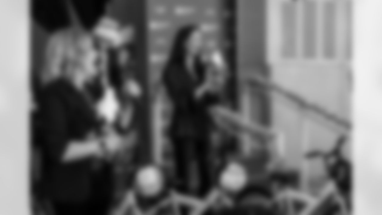 The Los Angeles Chargers host their annual Bikes for Kids event on Monday, December 15, 2025 at Washington Washington Elementary School in Pasadena, CA.