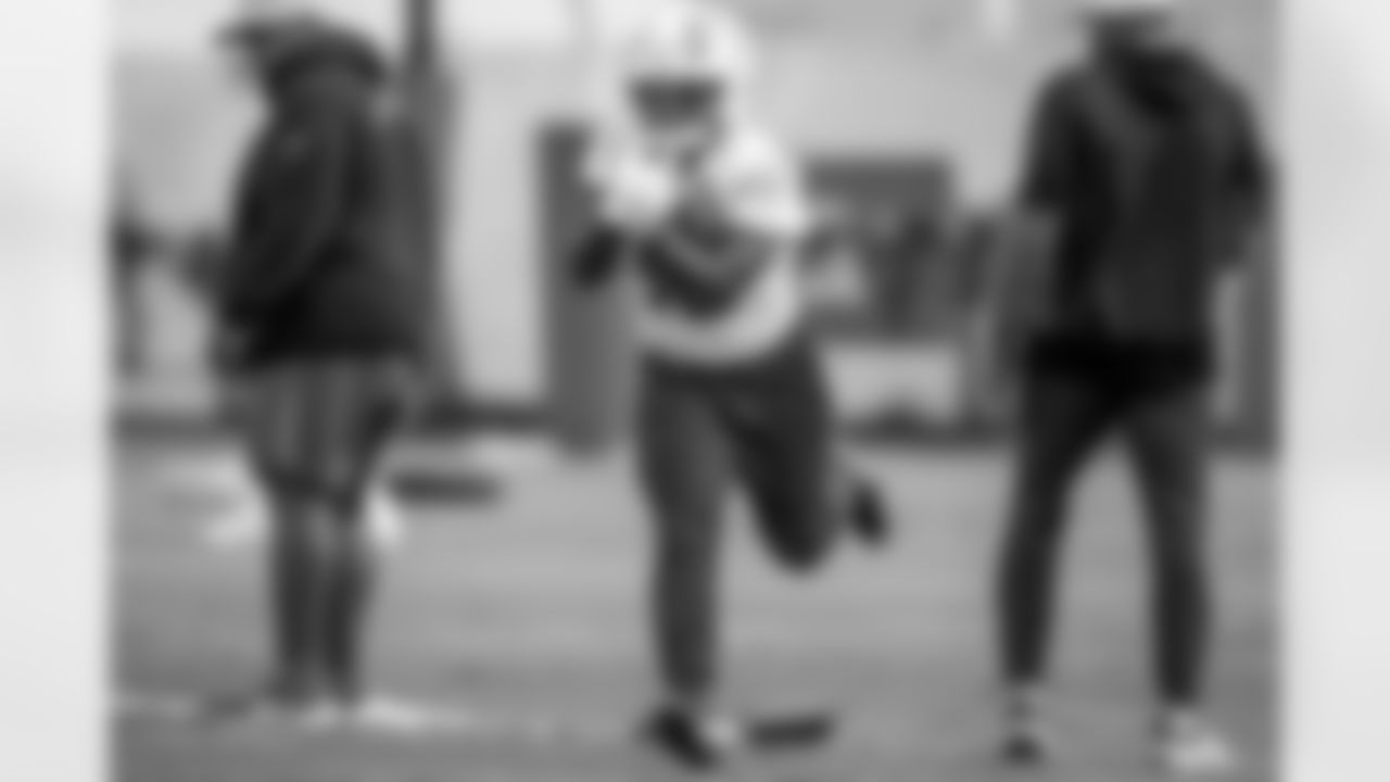 The Los Angeles Chargers practice on Thursday, November 13, 2025 at The Bolt in El Segundo, CA.