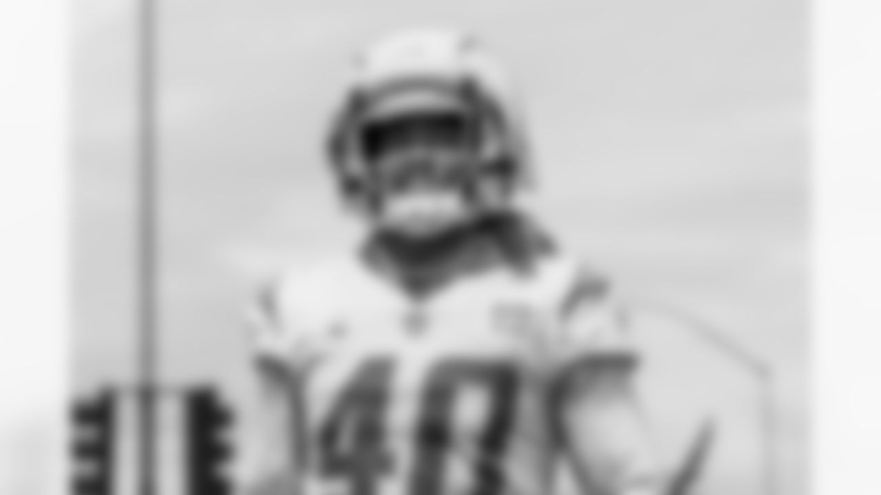 The Los Angeles Chargers practice on Thursday, September 18, 2025 at The Bolt in El Segundo, CA.