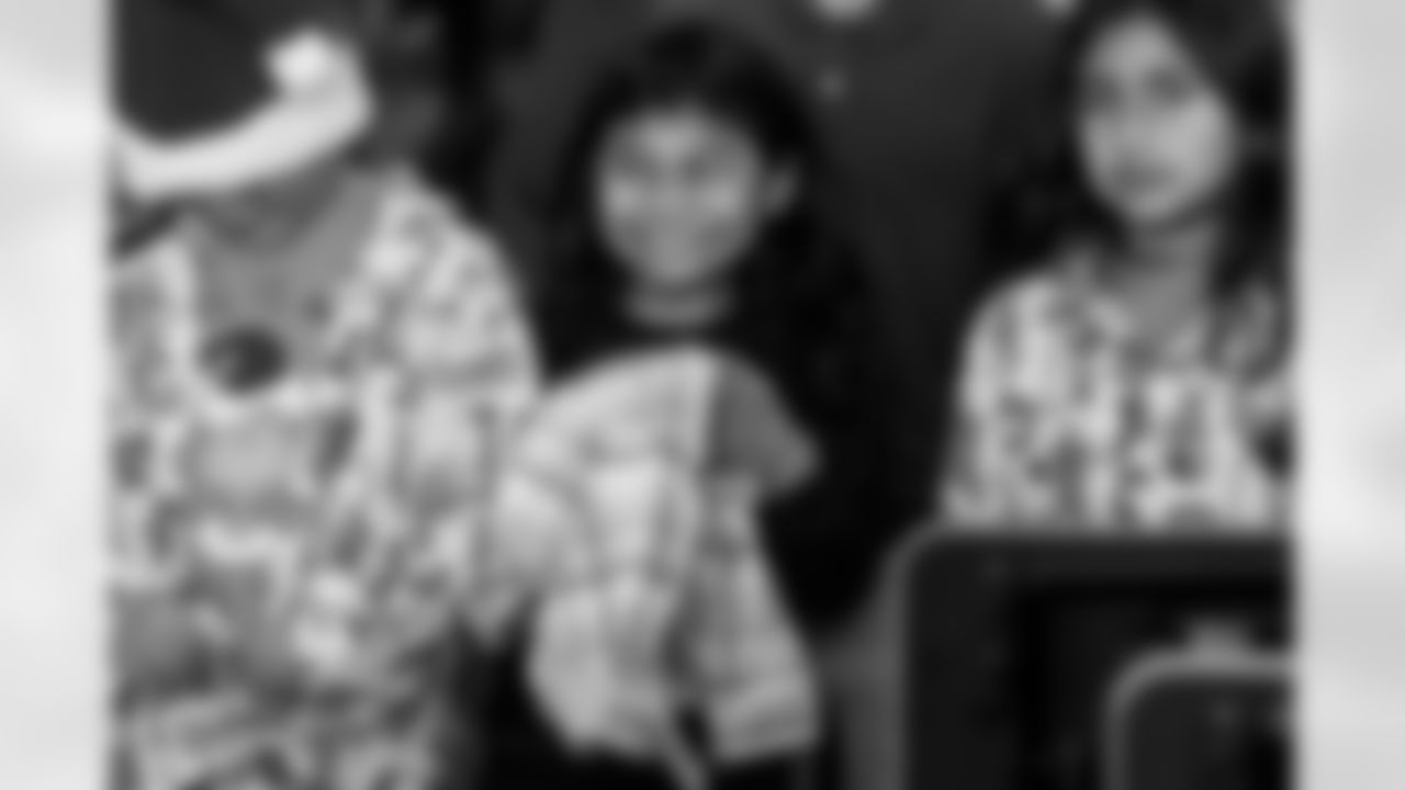 The Los Angeles Chargers host their annual Bikes for Kids event on Monday, December 15, 2025 at Washington Washington Elementary School in Pasadena, CA.