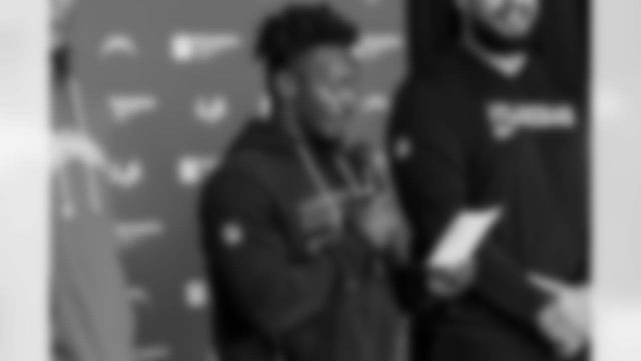 The Los Angeles Chargers host their annual Bikes for Kids event on Monday, December 15, 2025 at Washington Washington Elementary School in Pasadena, CA.