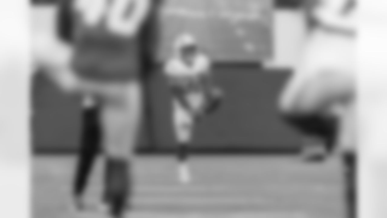 The Los Angeles Chargers practice on Wednesday, November 12, 2025 at The Bolt in El Segundo, CA.