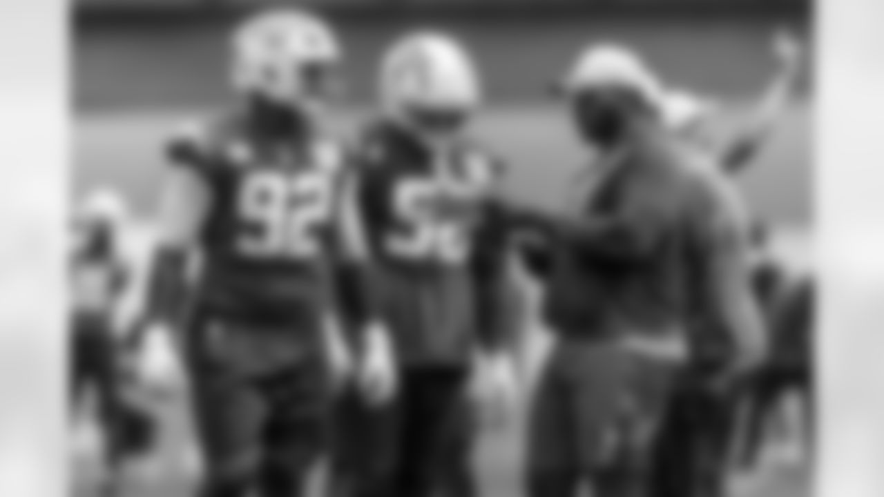 The Los Angeles Chargers practice on Thursday, September 25, 2025 at The Bolt in El Segundo, CA.