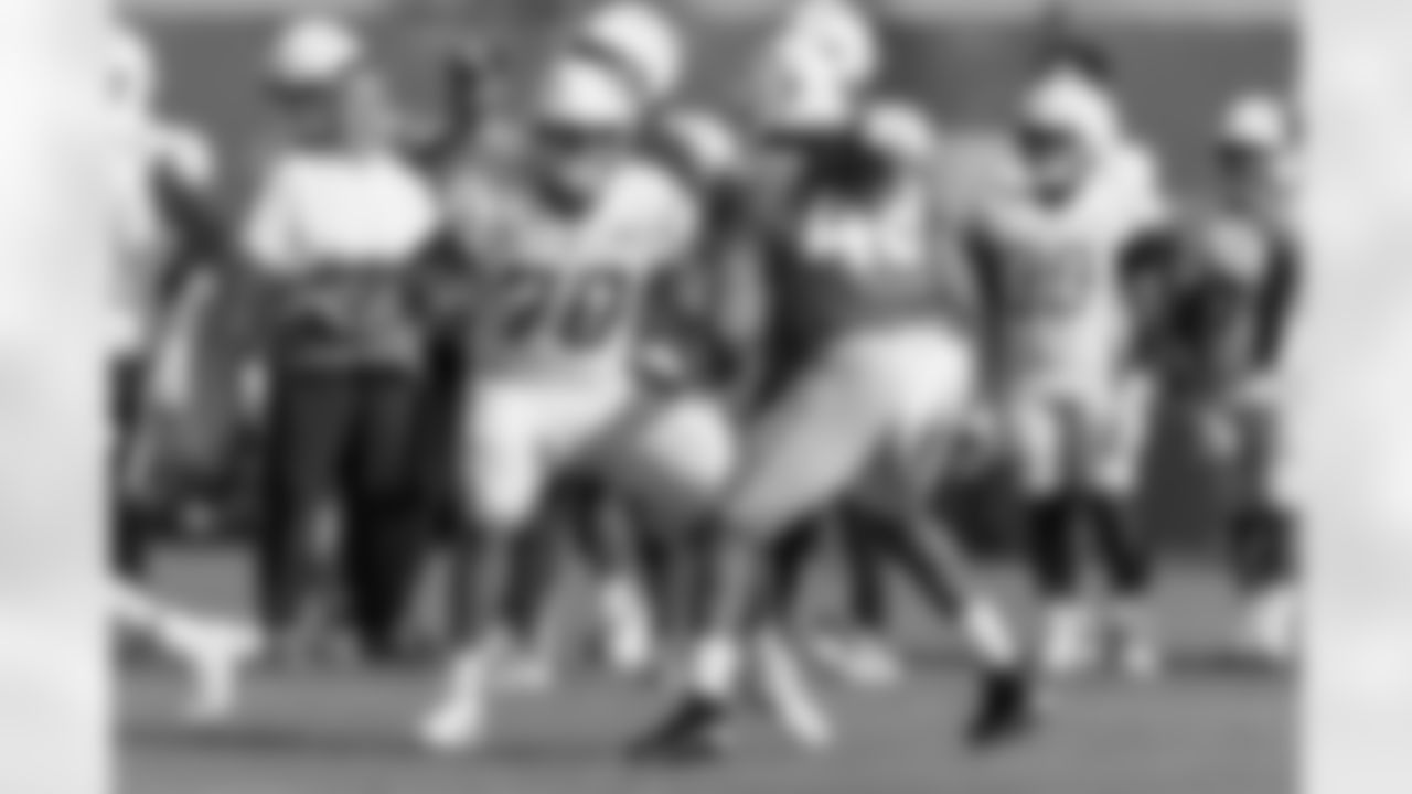 The Los Angeles Chargers practice at Training Camp on Thursday, August 1, 2024 at The Bolt in El Segundo, CA.