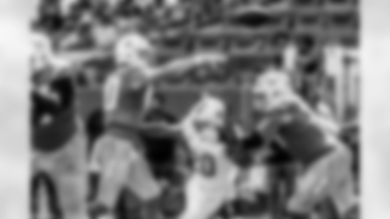 Take a look back at the Chargers Week 6 matchup with the Dolphins in monochrome!