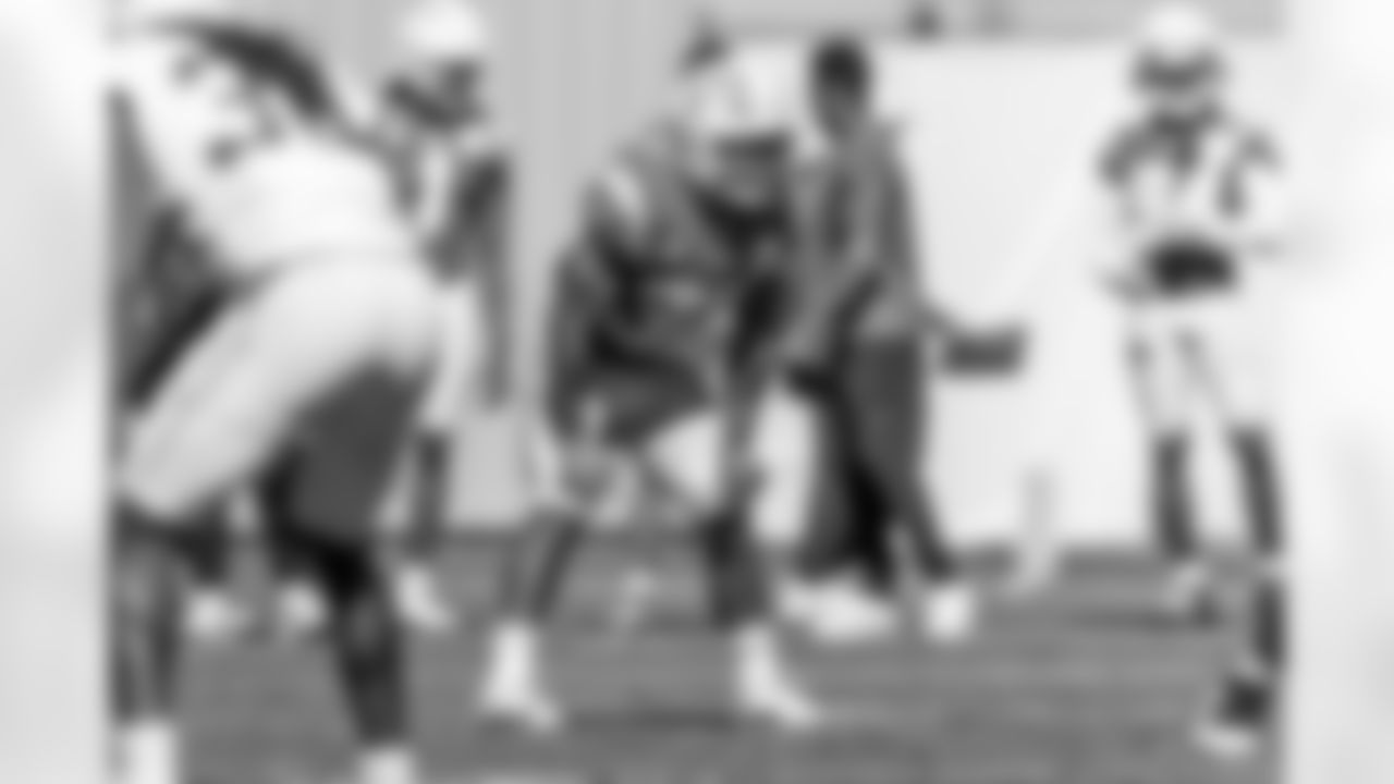 The Los Angeles Chargers practice on Wednesday, October 15, 2025 at The Bolt in El Segundo, CA.