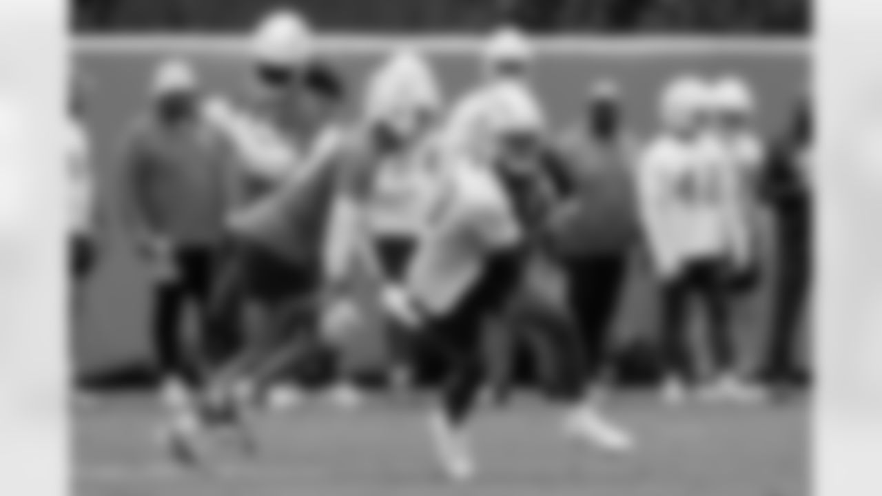 The Los Angeles Chargers hold OTA's on Monday, May 20, 2024 at Hoag Performance Center in Costa Mesa, CA.