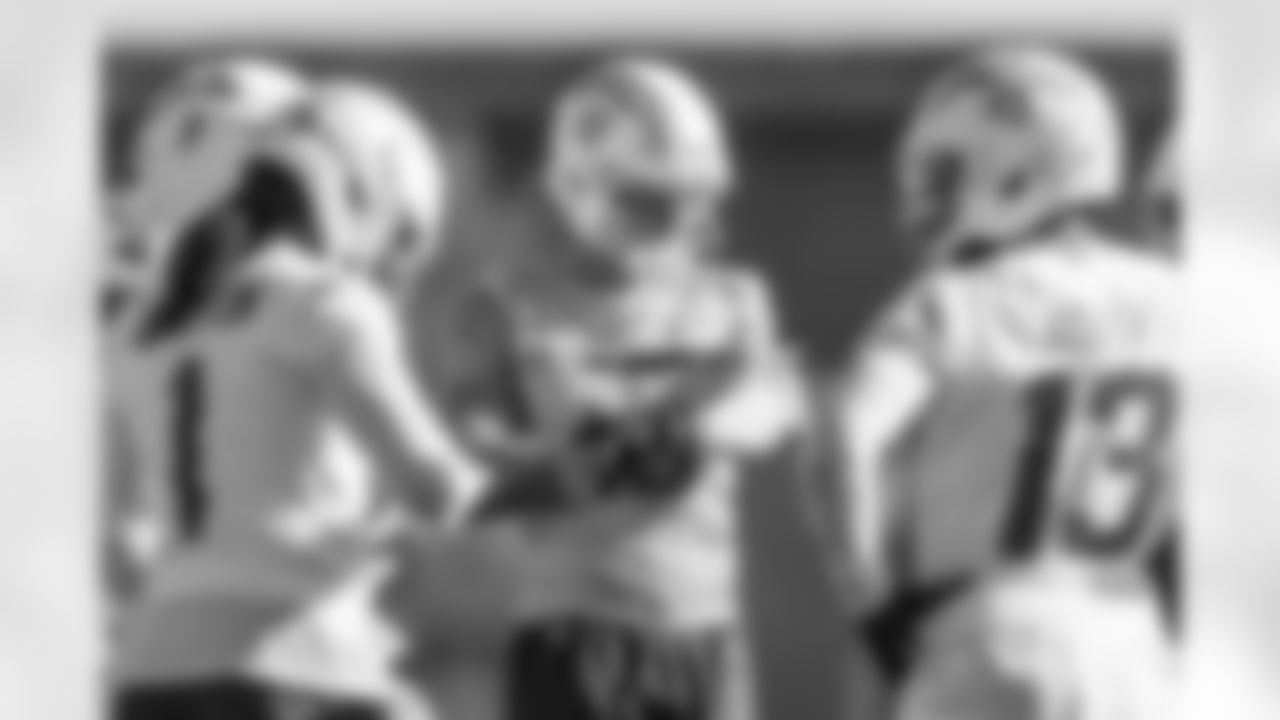 The Los Angeles Chargers practice on Friday, December 19, 2025 at The Bolt in El Segundo, CA.