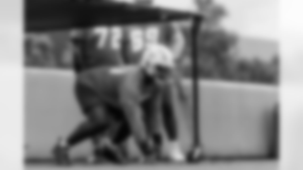 The Los Angeles Chargers hold OTA's on Monday, May 20, 2024 at Hoag Performance Center in Costa Mesa, CA.