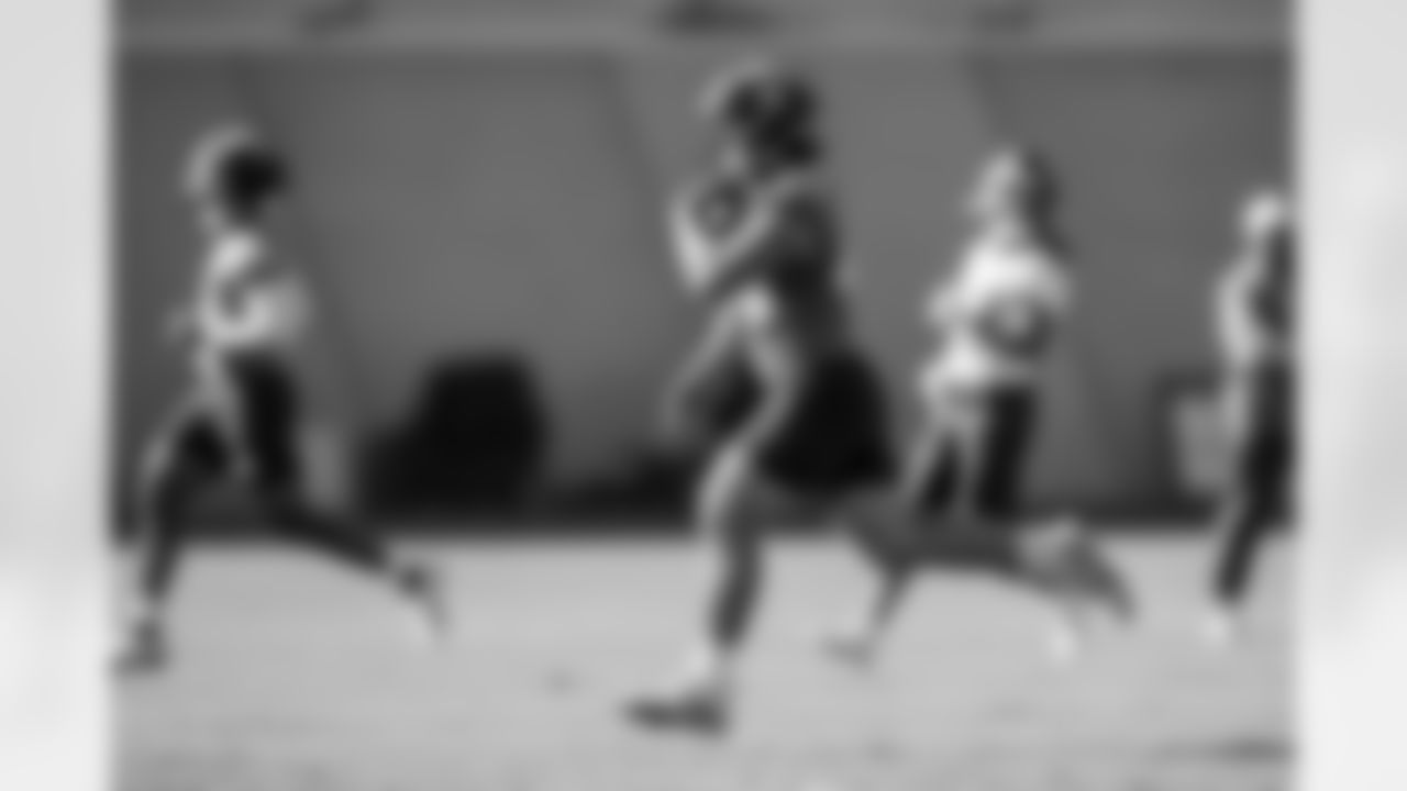 The Los Angeles Chargers practice on Friday, November 28, 2025 at The Bolt in El Segundo, CA.