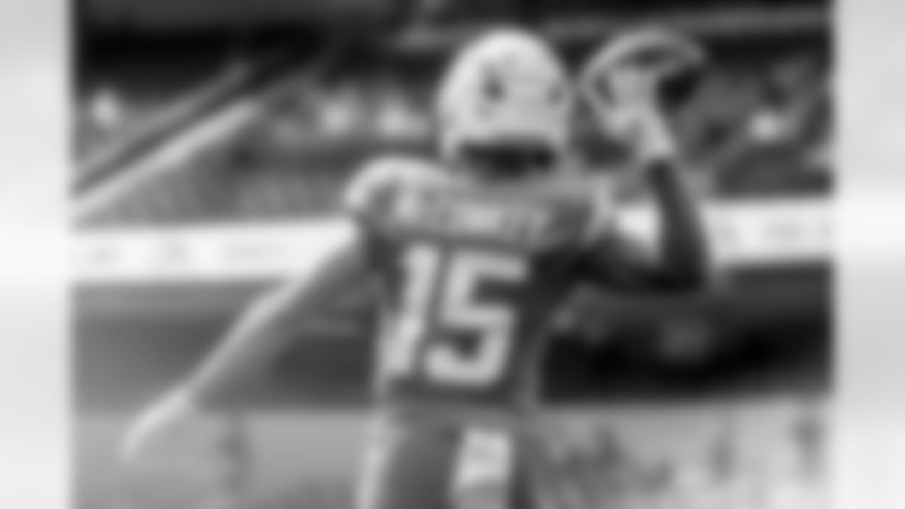 Take a look back at the Chargers Week 5 matchup with the Commanders in monochrome!