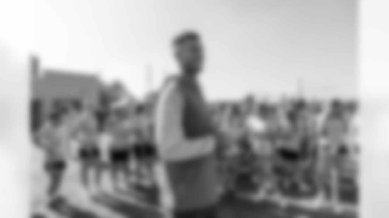 The Los Angeles Chargers host a girls flag football camp on Tuesday, December 02, 2025 at St. Joseph High School in Lakewood, CA.