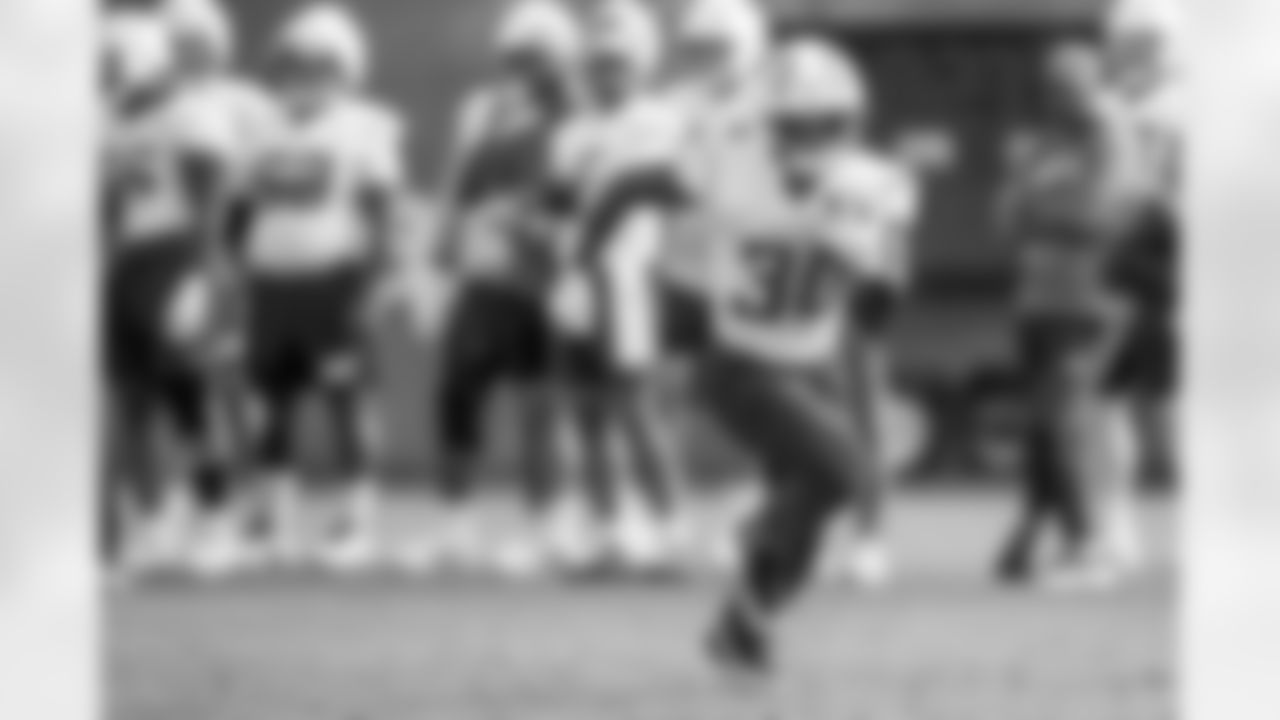 The Los Angeles Chargers practice on Thursday, November 13, 2025 at The Bolt in El Segundo, CA.