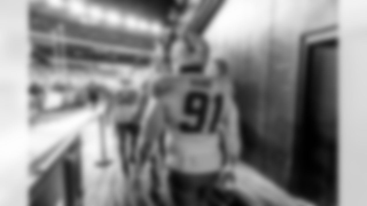 Take a look back at the Chargers Wild Card matchup with the Patriots in monochrome.