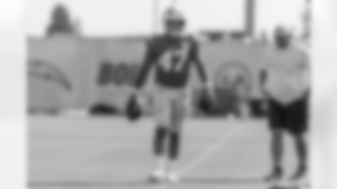 The Los Angeles Chargers practice on Wednesday, November 6, 2024 at The Bolt in El Segundo, CA.
