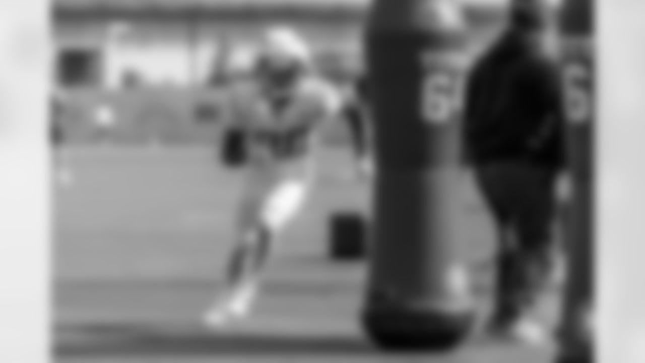 The Los Angeles Chargers practice on Wednesday, November 6, 2024 at The Bolt in El Segundo, CA.