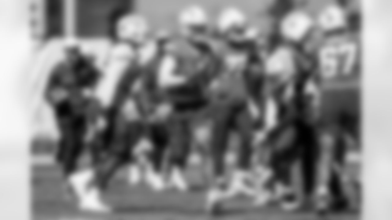 The Los Angeles Chargers practice on Thursday, October 16, 2025 at The Bolt in El Segundo, CA.