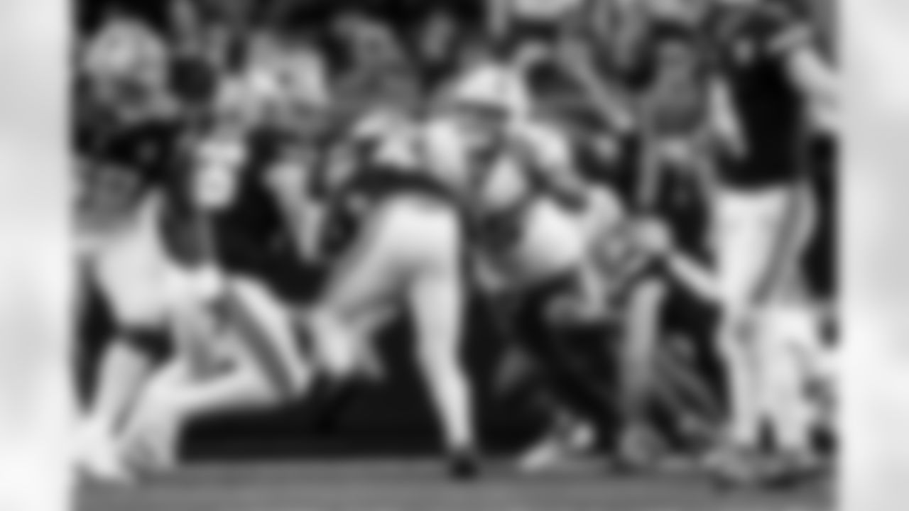 Chargers OLB Tuli Tuipulotu (#45) in action during their Pro Bowl season.