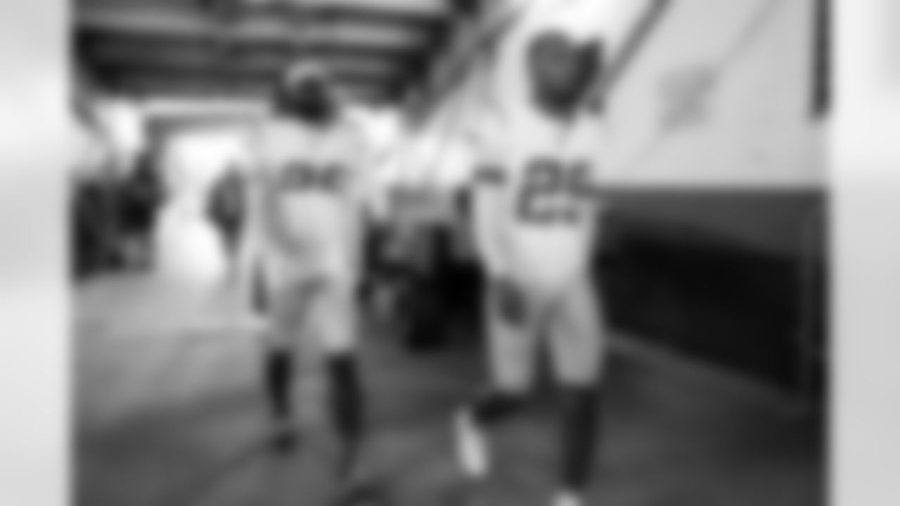 CB Donte Jackson (26) and CB Tarheeb Still (29)