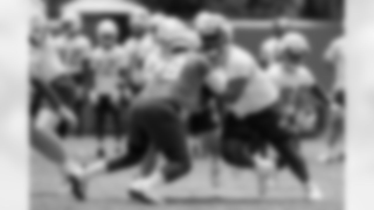 The Los Angeles Chargers hold OTA's on Thursday, June 6, 2024 at Hoag Performance Center in Costa Mesa, CA.