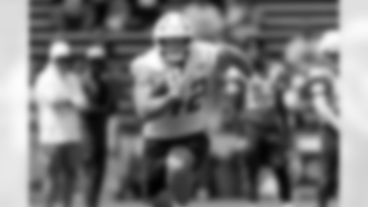 The Los Angeles Chargers practice at Training Camp on Tuesday, July 29, 2025 at The Bolt in El Segundo, CA.