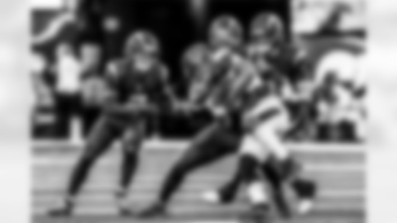 Take a look back at the Chargers Week 17 matchup with the Texans in monochrome.