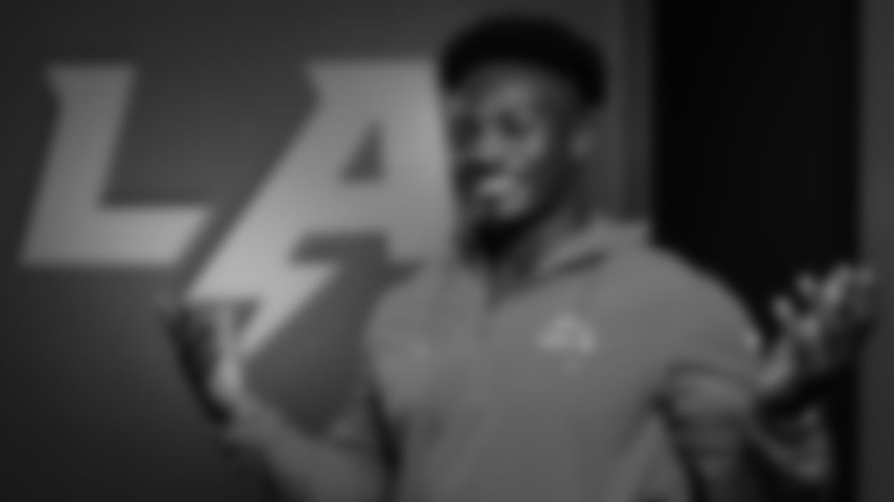 The Los Angeles Chargers rookie class is photographed on Thursday, May 9, 2024 at Hoag Performance Center in Costa Mesa, CA.
