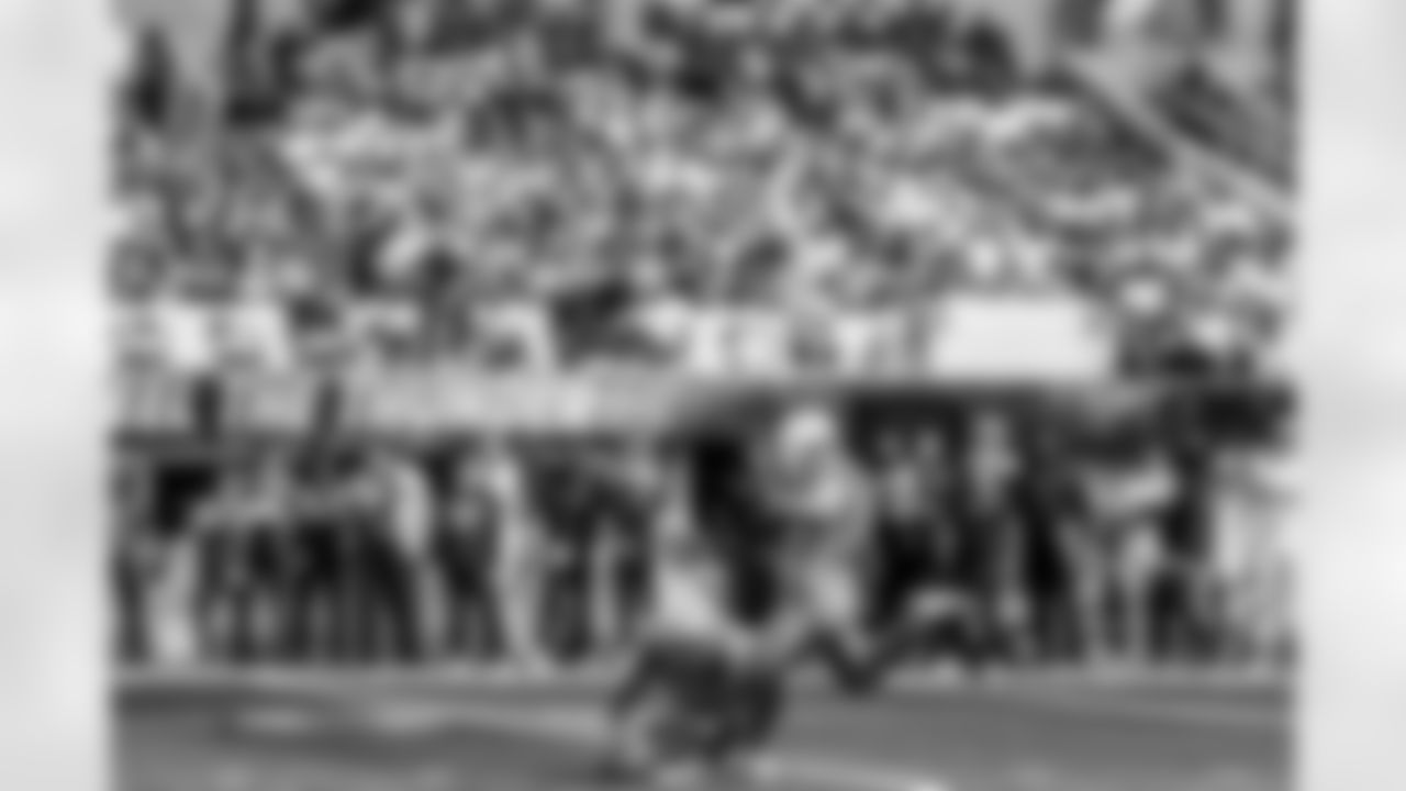 Take a look back at the Chargers Week 5 matchup with the Commanders in monochrome!