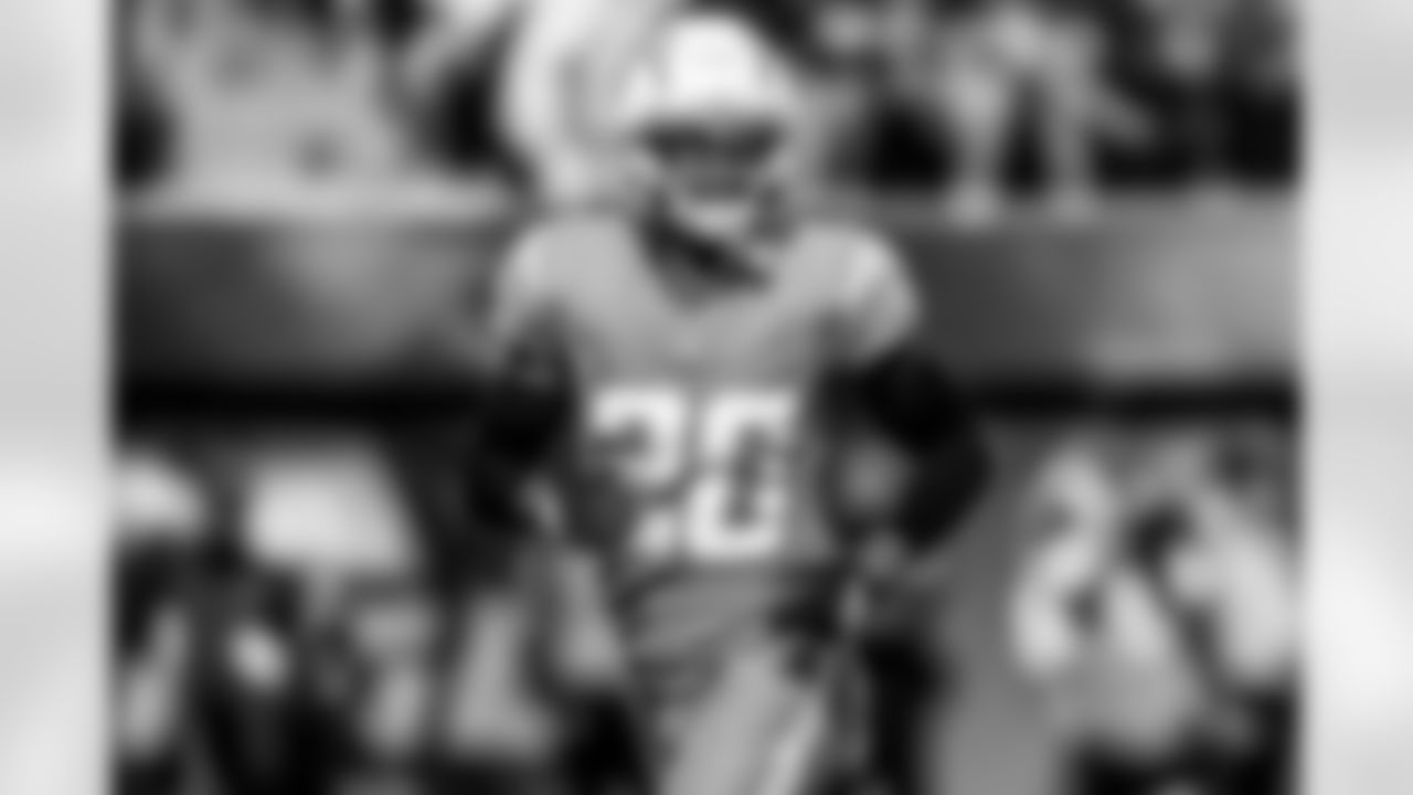 Take a look back at the Chargers Week 5 matchup with the Commanders in monochrome!