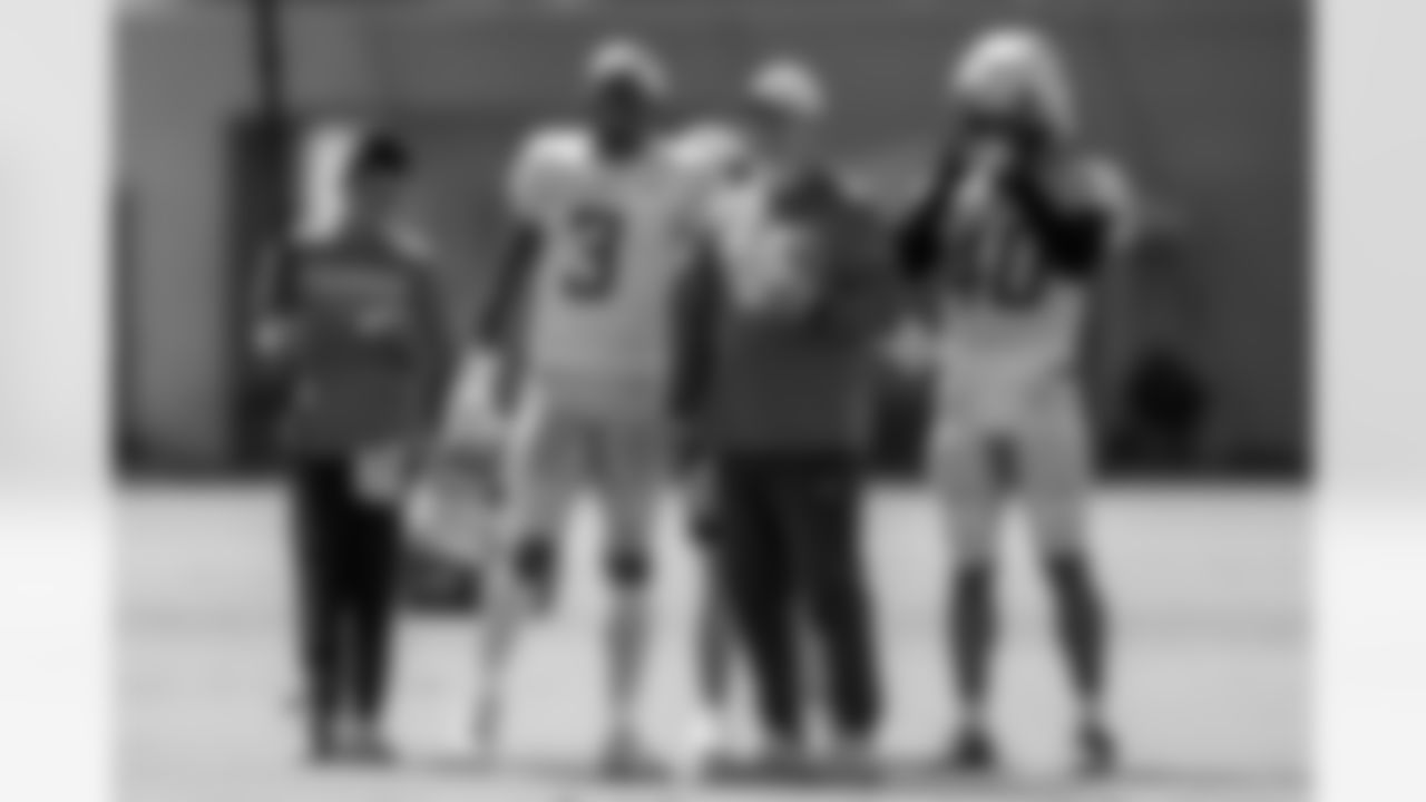 The Los Angeles Chargers practice on Wednesday, October 1, 2025 at The Bolt in El Segundo, CA.