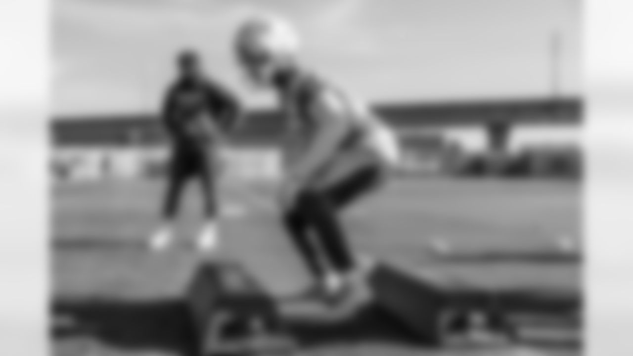 The Los Angeles Chargers practice on Friday, December 19, 2025 at The Bolt in El Segundo, CA.